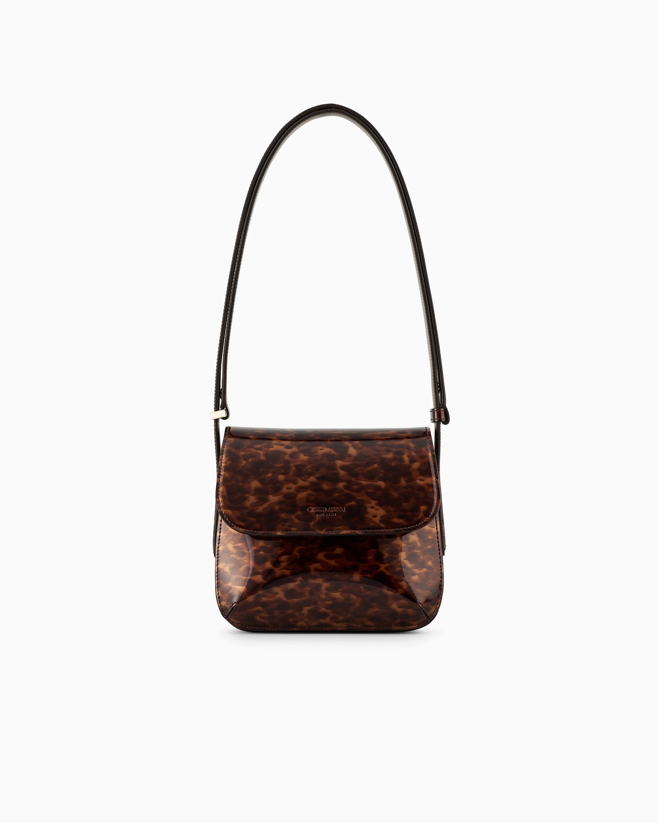 La Prima bag in tortoiseshell patent leather Slide 0