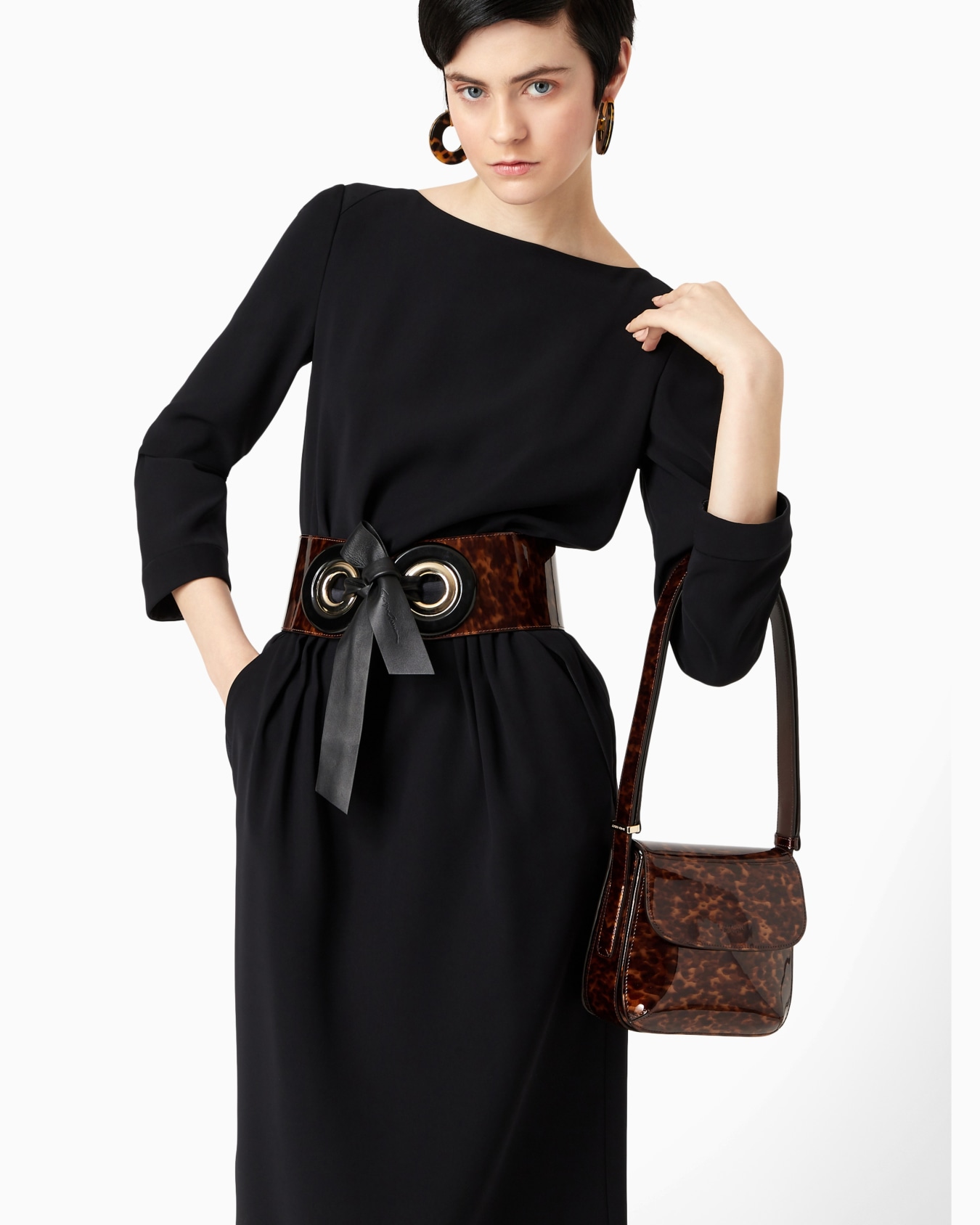 La Prima bag in tortoiseshell patent leather Slide 5