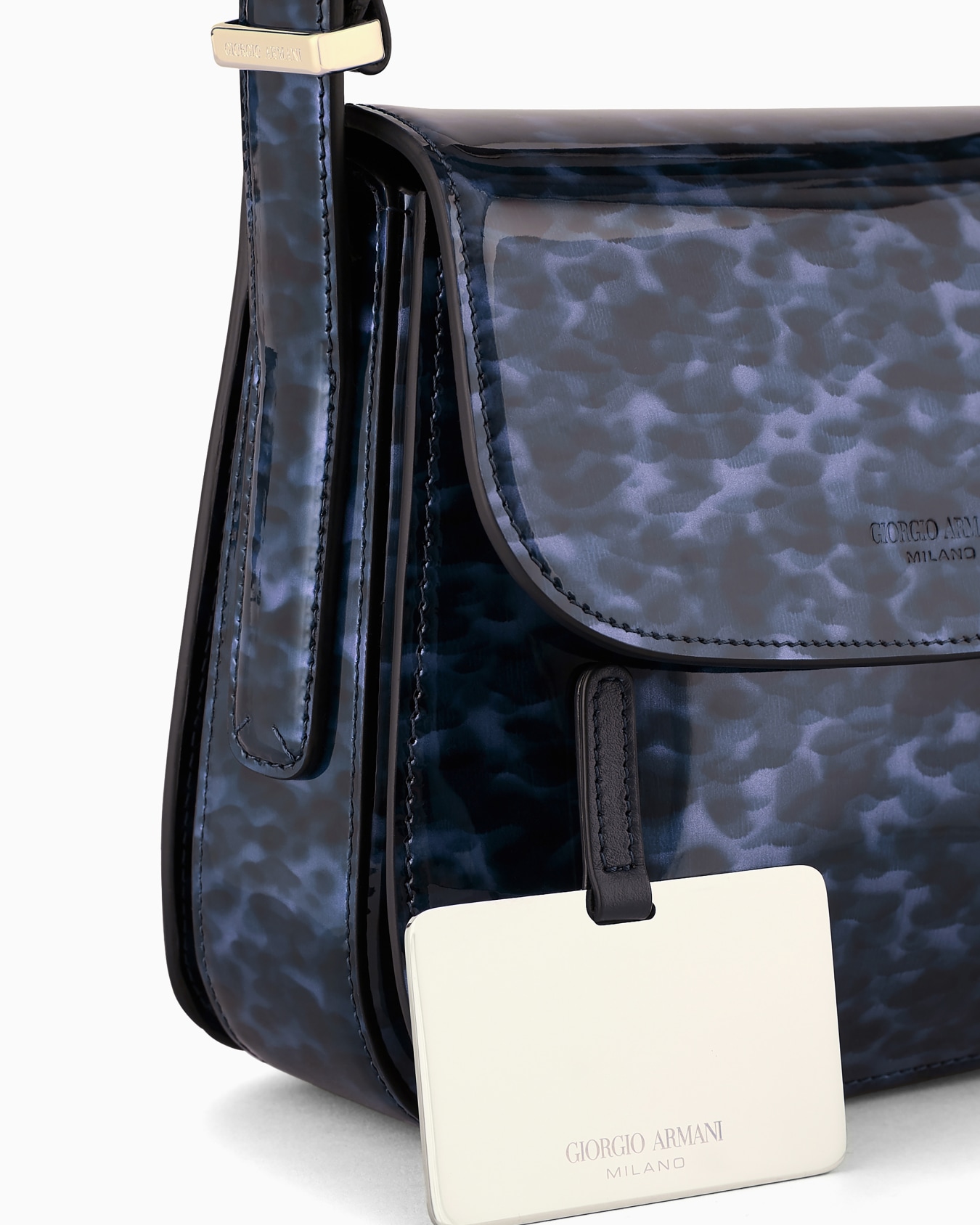 La Prima bag in tortoiseshell patent leather Slide 4