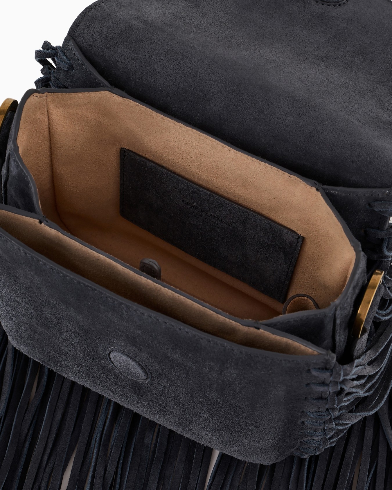 Bolso la Prima de ante con flecos Diapositiva 4