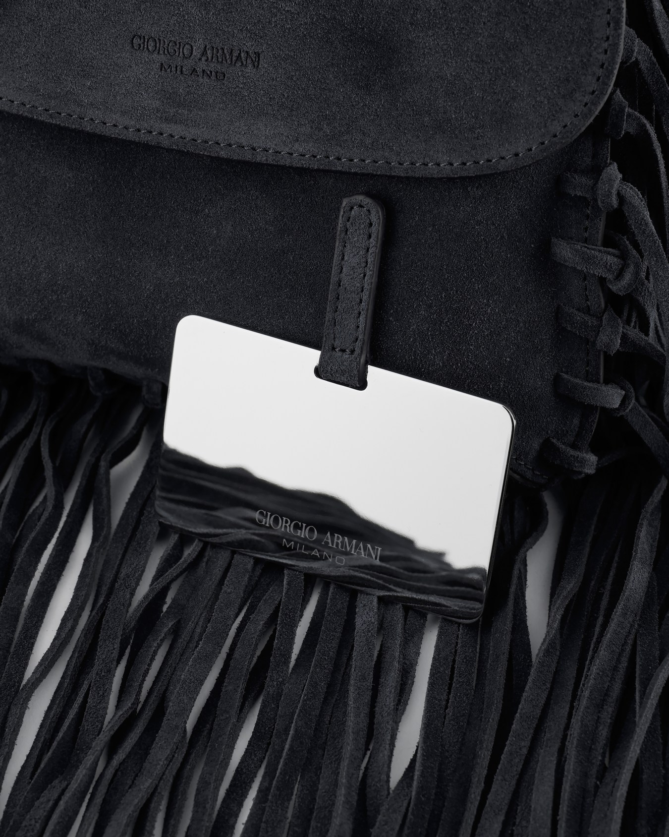 Bolso la Prima de ante con flecos Diapositiva 6