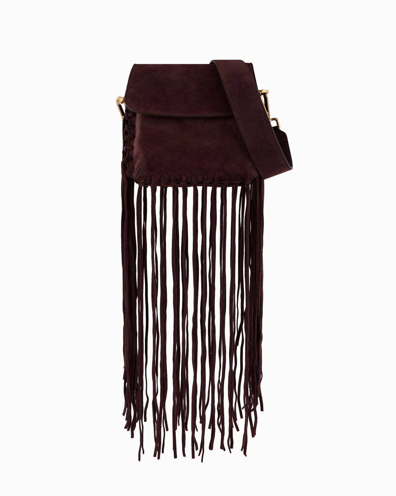 La Prima fringed suede bag Slide 0