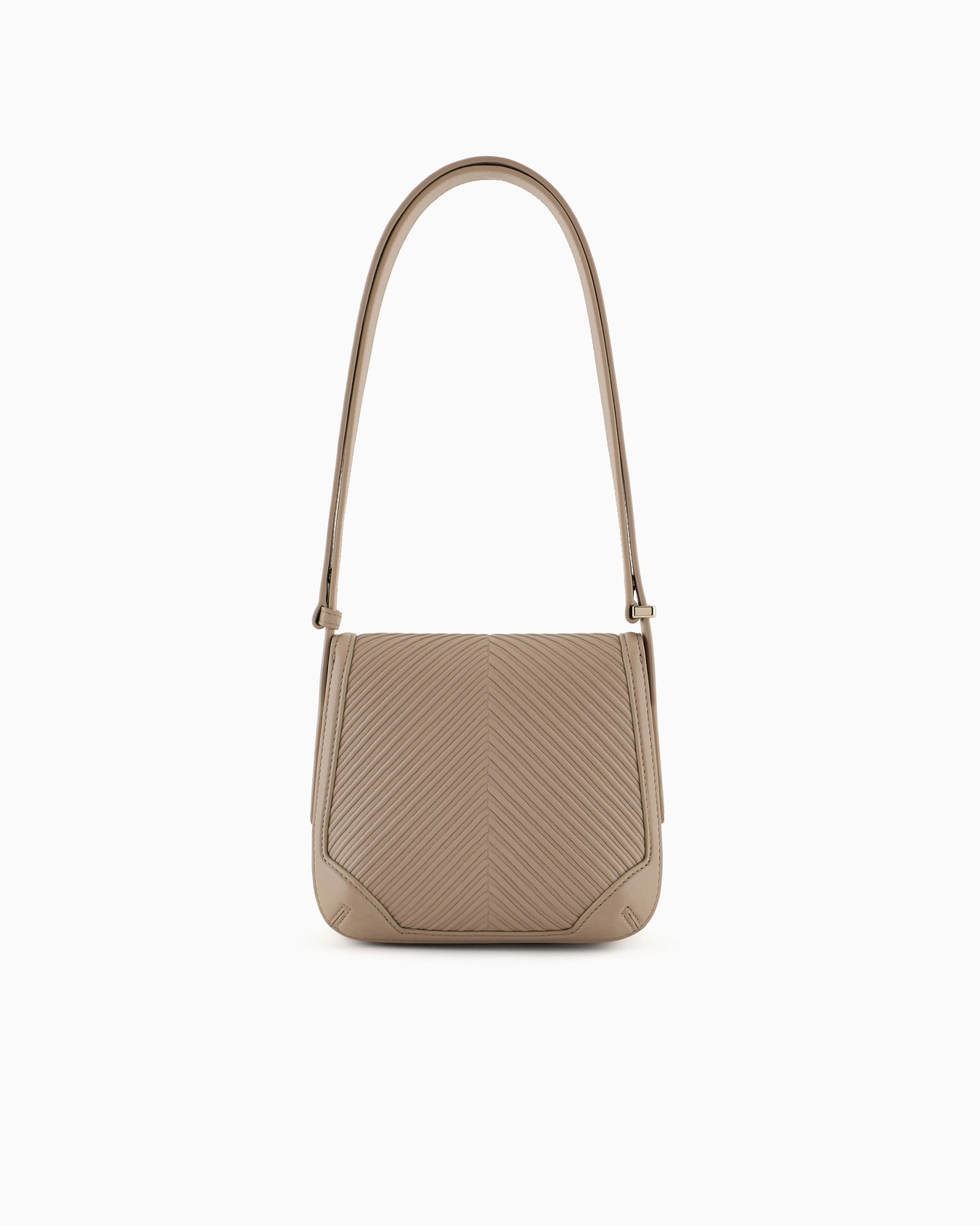Pleated nappa-leather la Prima bag Slide 2