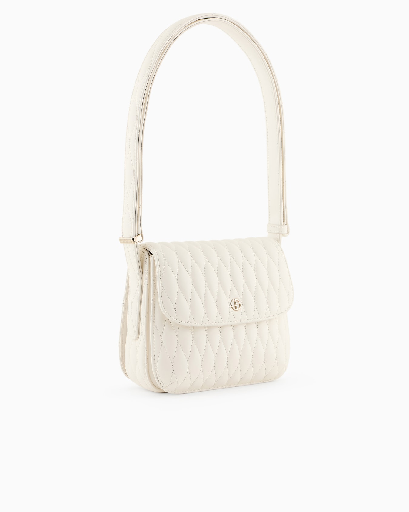 La Prima quilted nappa leather bag with a wave motif Slide 1