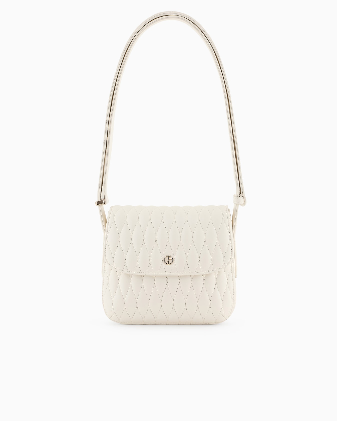 La Prima quilted nappa leather bag with a wave motif Slide 0