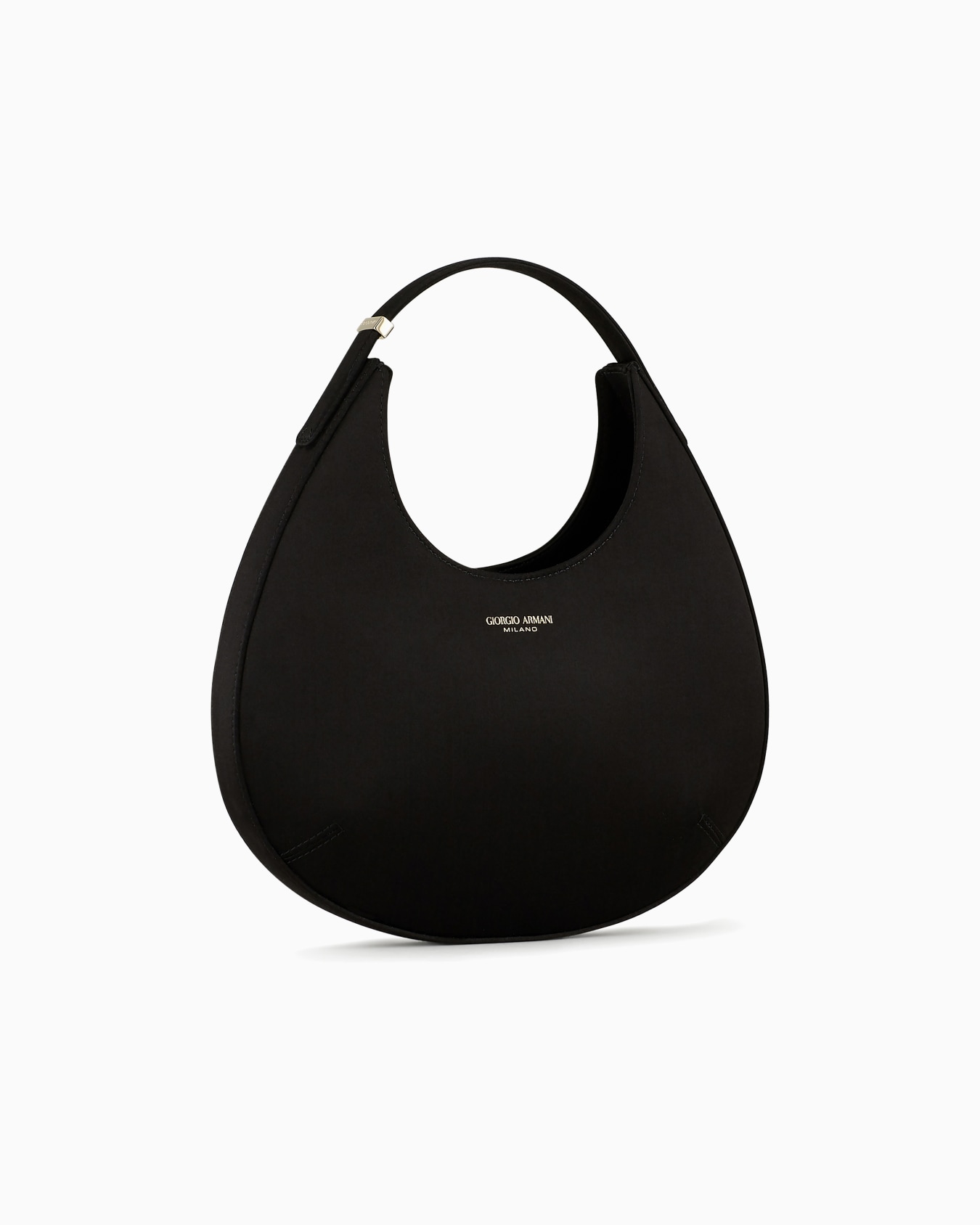 Mini sac hobo la Prima en satin Diapositive 1