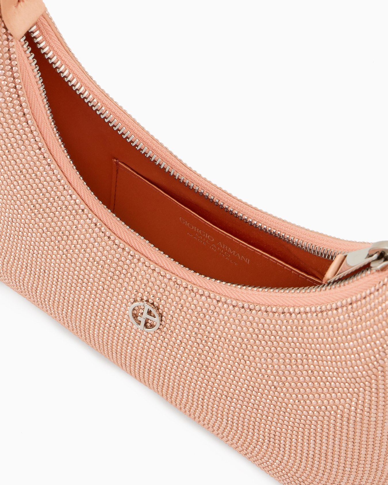 La Prima satin and rhinestone mini hobo bag Slide 3