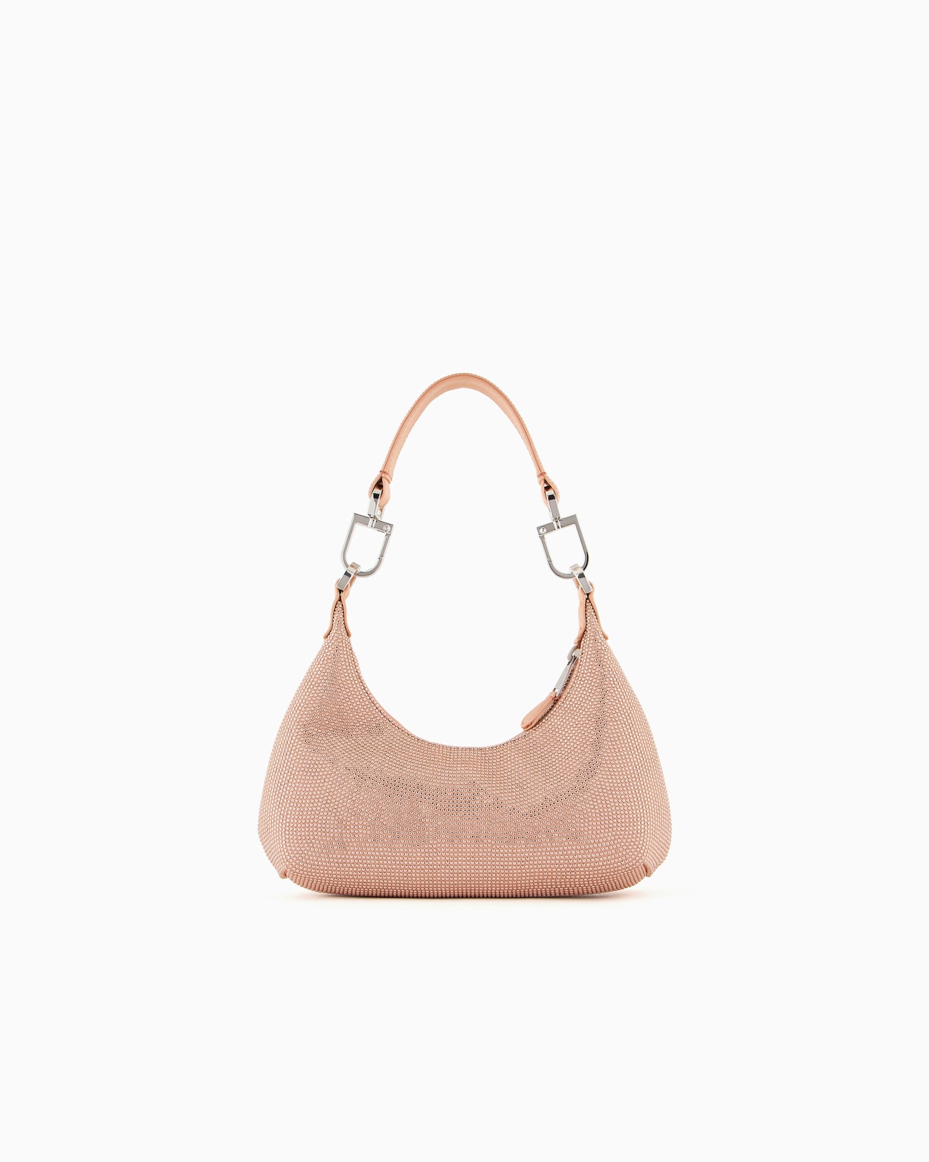 La Prima satin and rhinestone mini hobo bag Slide 2