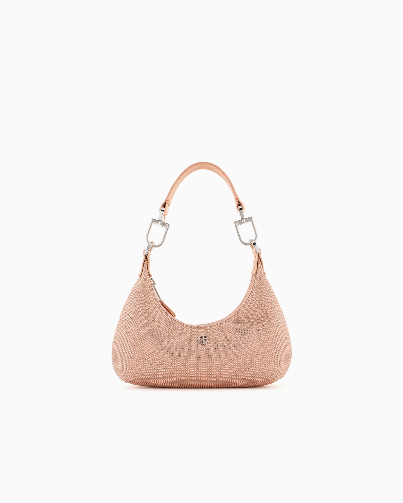 la Prima Hobo mini in raso e strass Slide 0