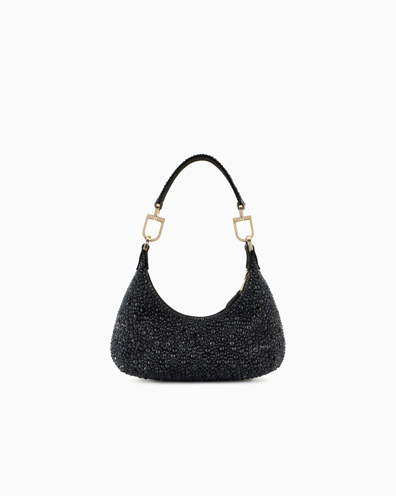 La Prima satin and rhinestone mini hobo bag Slide 2