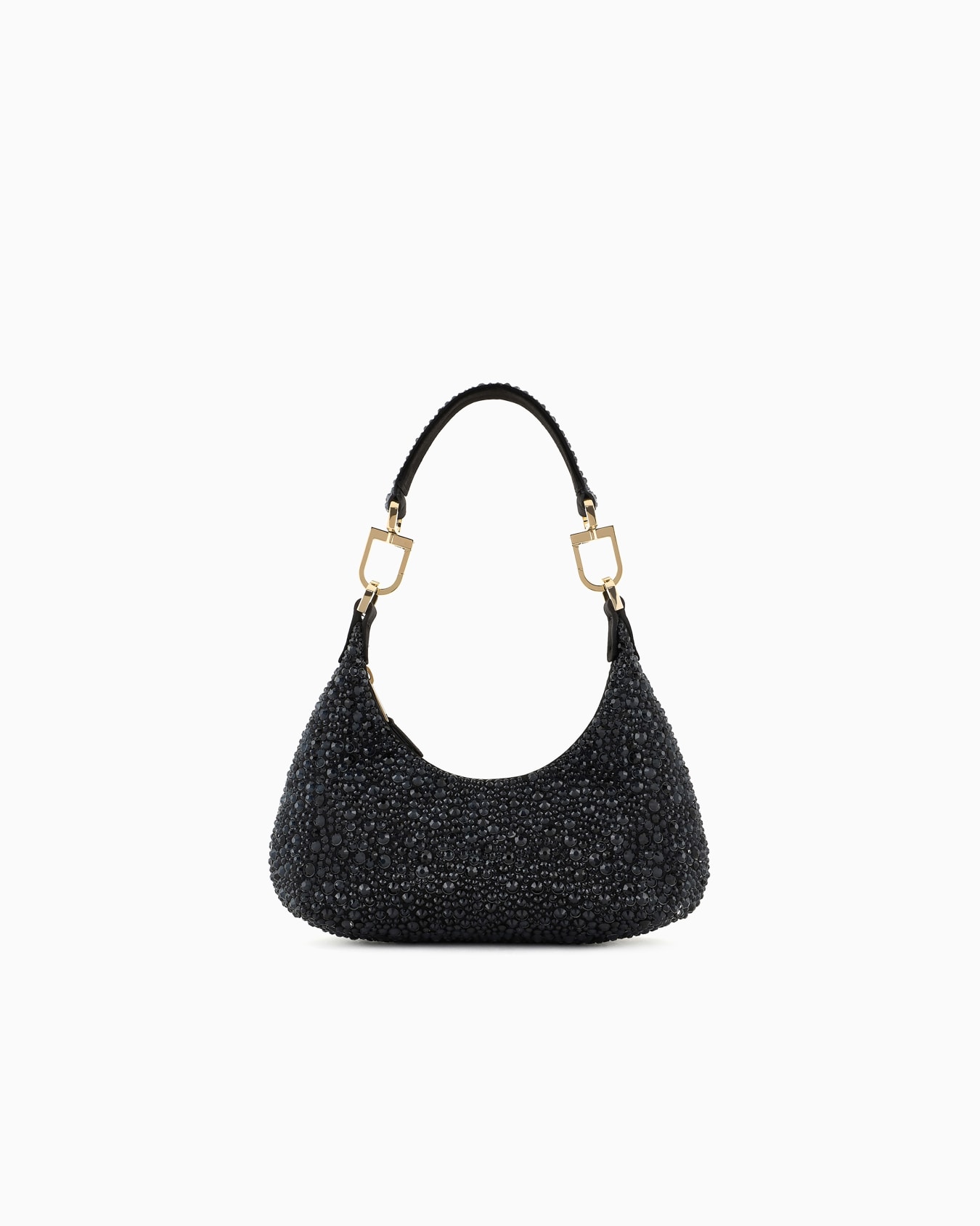 La Prima satin and rhinestone mini hobo bag Slide 0