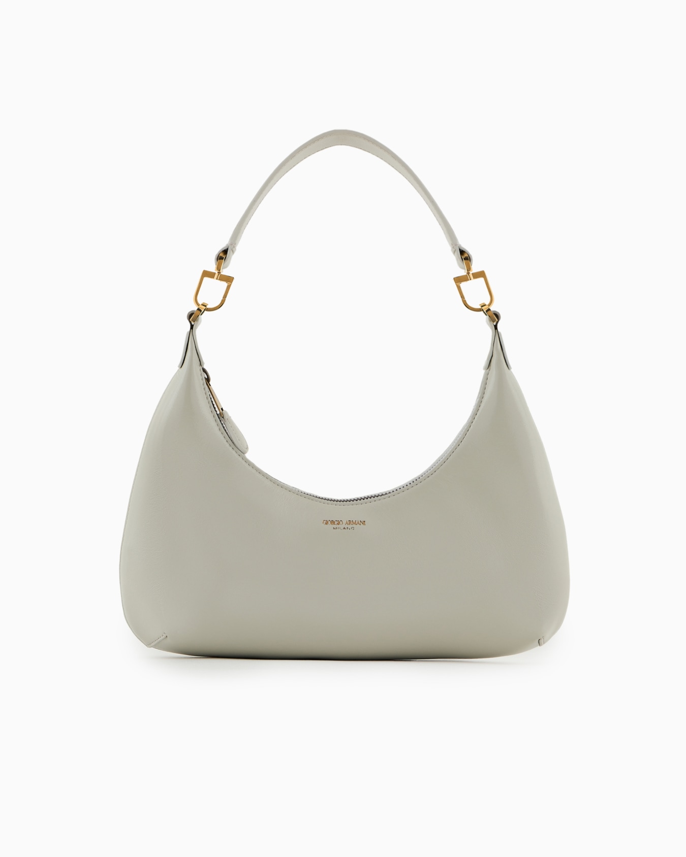 La Prima mini hobo bag in patent nappa leather Slide 0