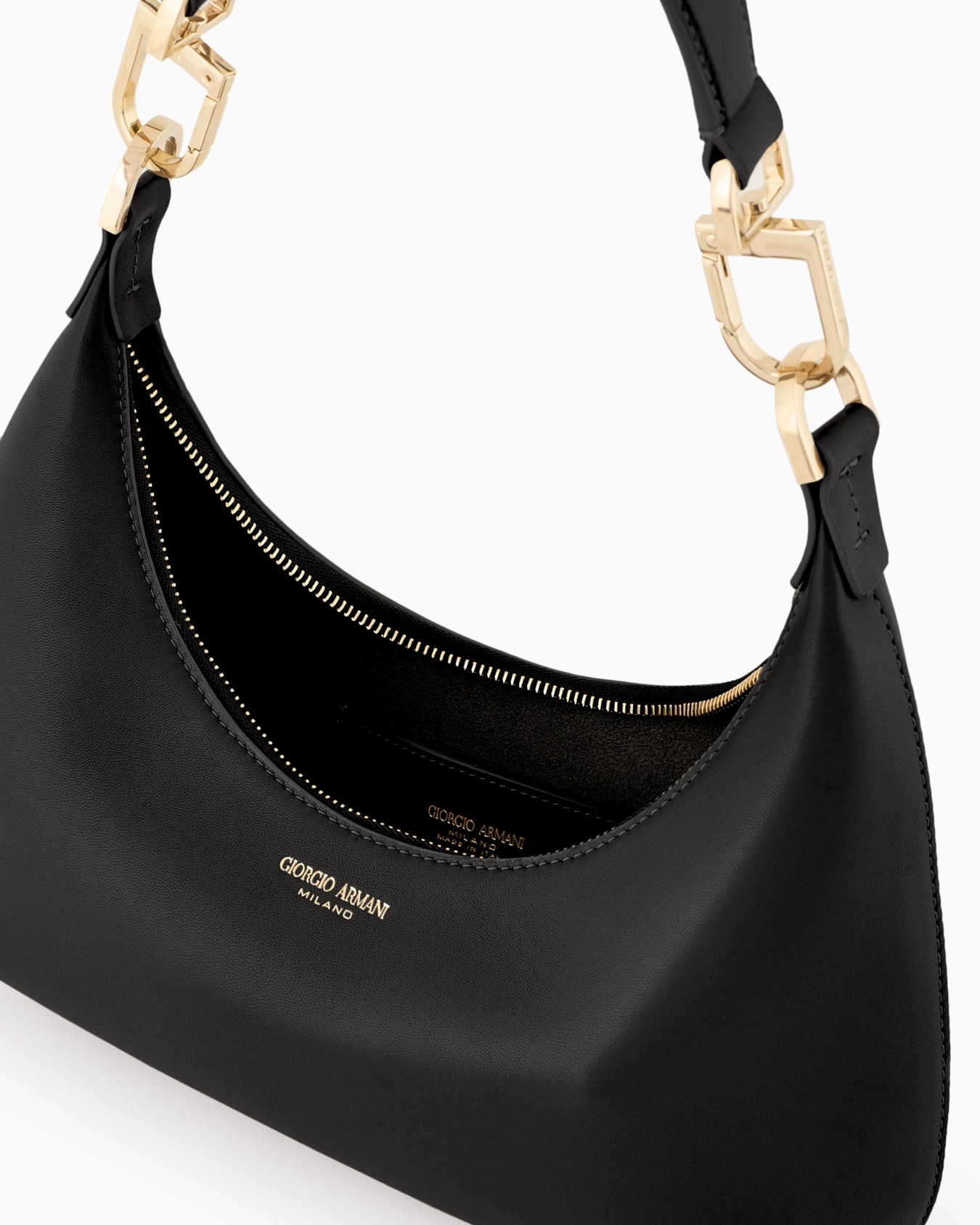 Medium la Prima nappa-leather hobo bag Slide 3