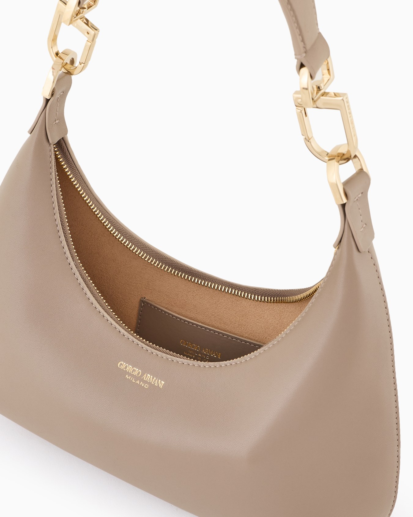 Medium la Prima nappa-leather hobo bag Slide 3