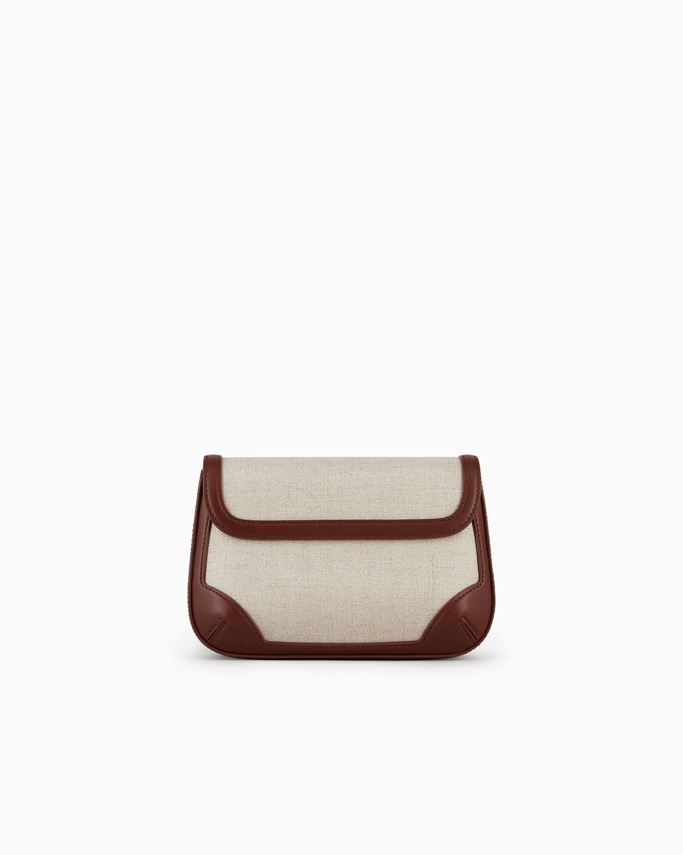 Borsa piccola la Prima in canvas e pelle con tracolla Slide 2