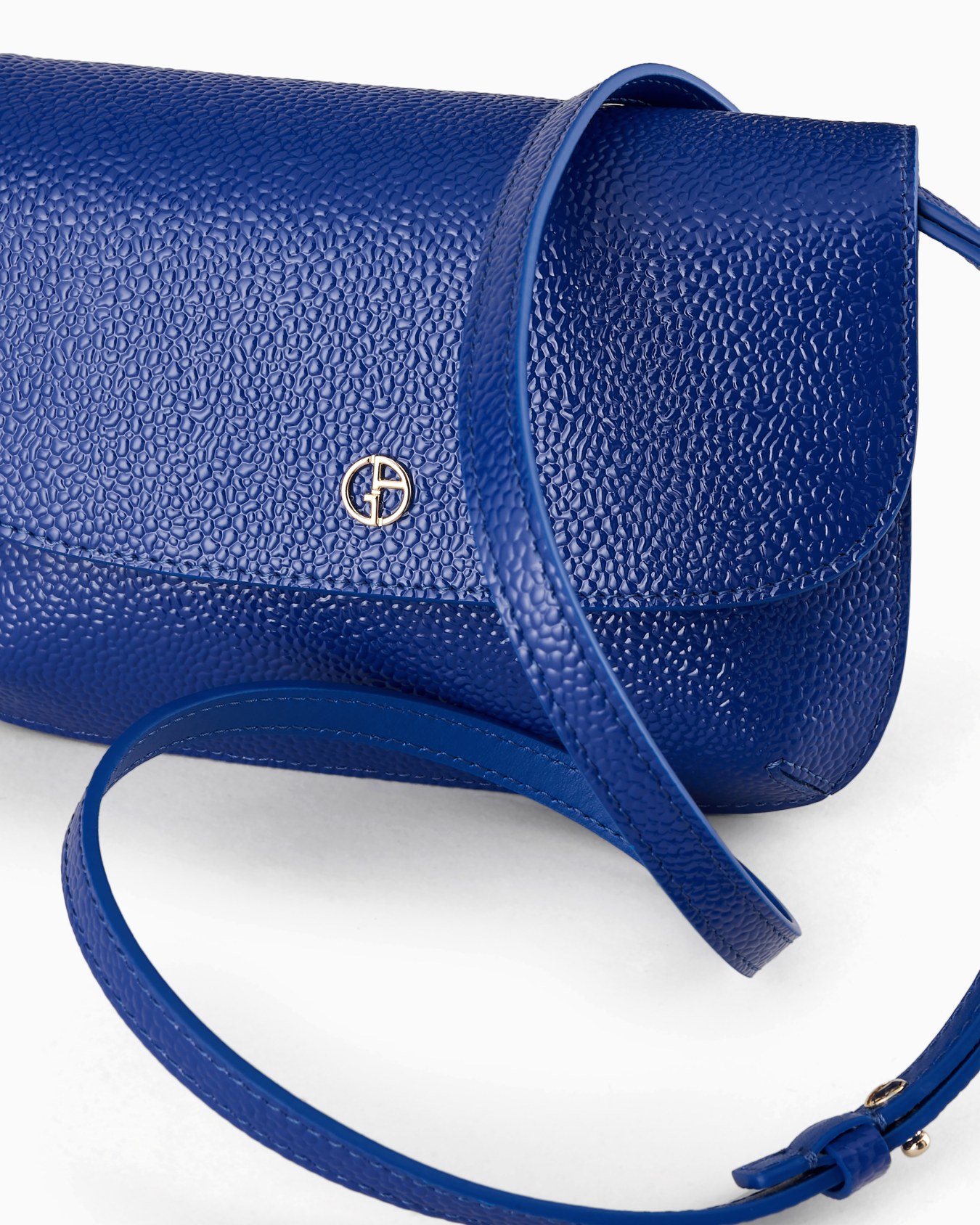 Small la Prima rice-grain patent leather bag Slide 4