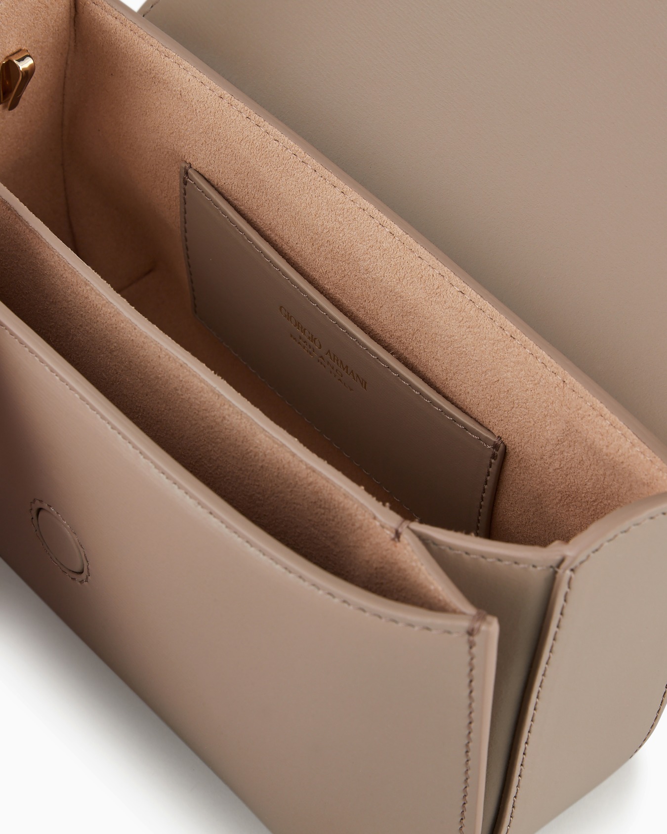 Small la Prima bag in palmellato leather with a strap Slide 3