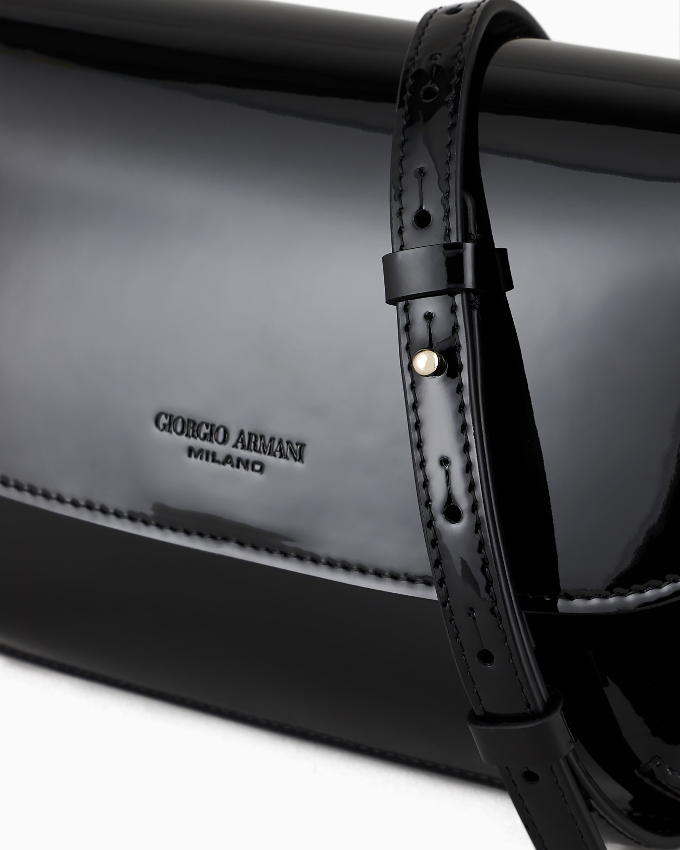 Patent leather La Prima mini shoulder bag Slide 4
