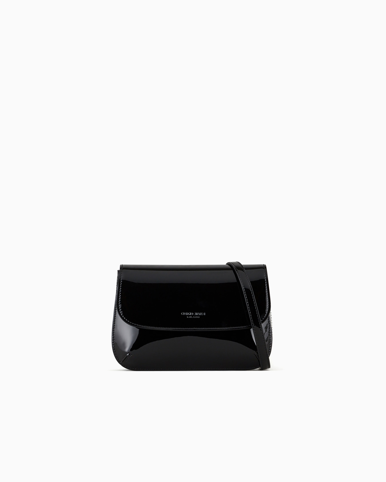 Patent leather La Prima mini shoulder bag Slide 0