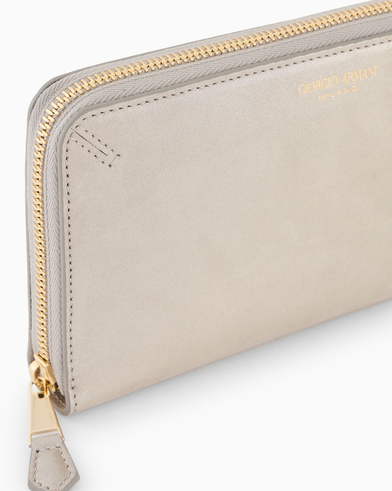 La Prima wraparound-zip wallet in glossy nubuck Slide 3