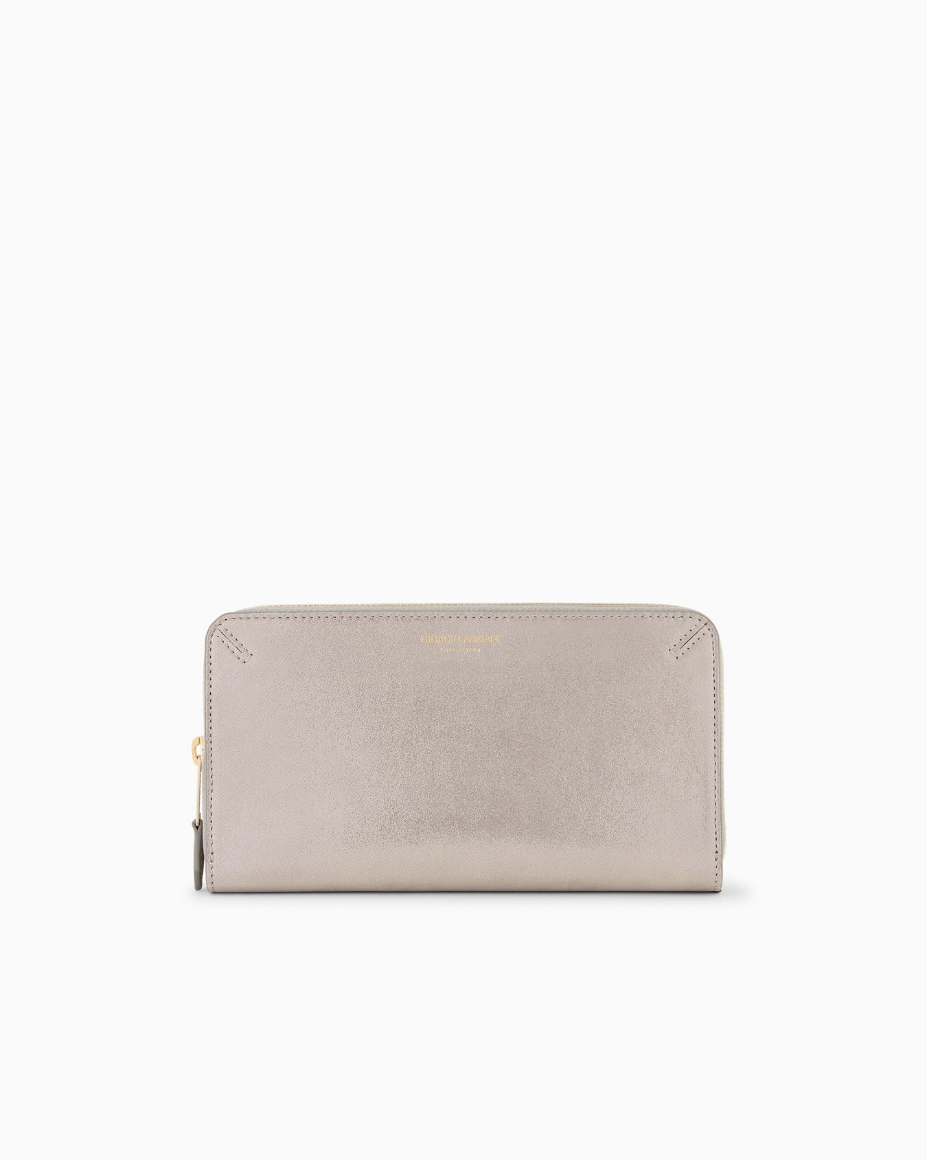 La Prima wraparound-zip wallet in glossy nubuck Slide 0