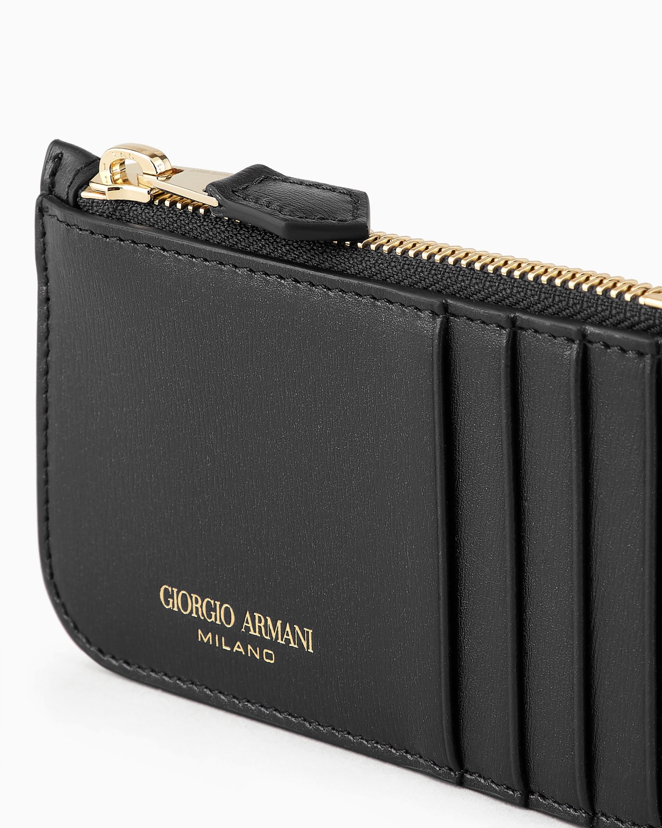 Zipped palmellato leather la Prima card holder Slide 3
