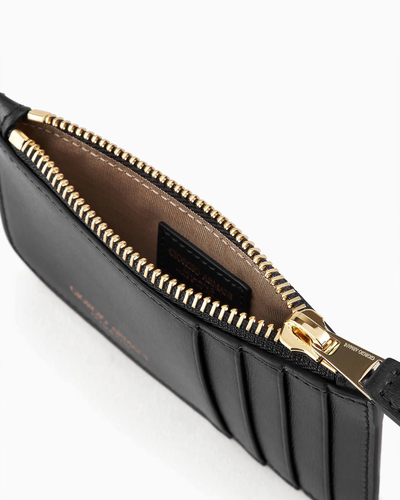 Zipped palmellato leather la Prima card holder Slide 2