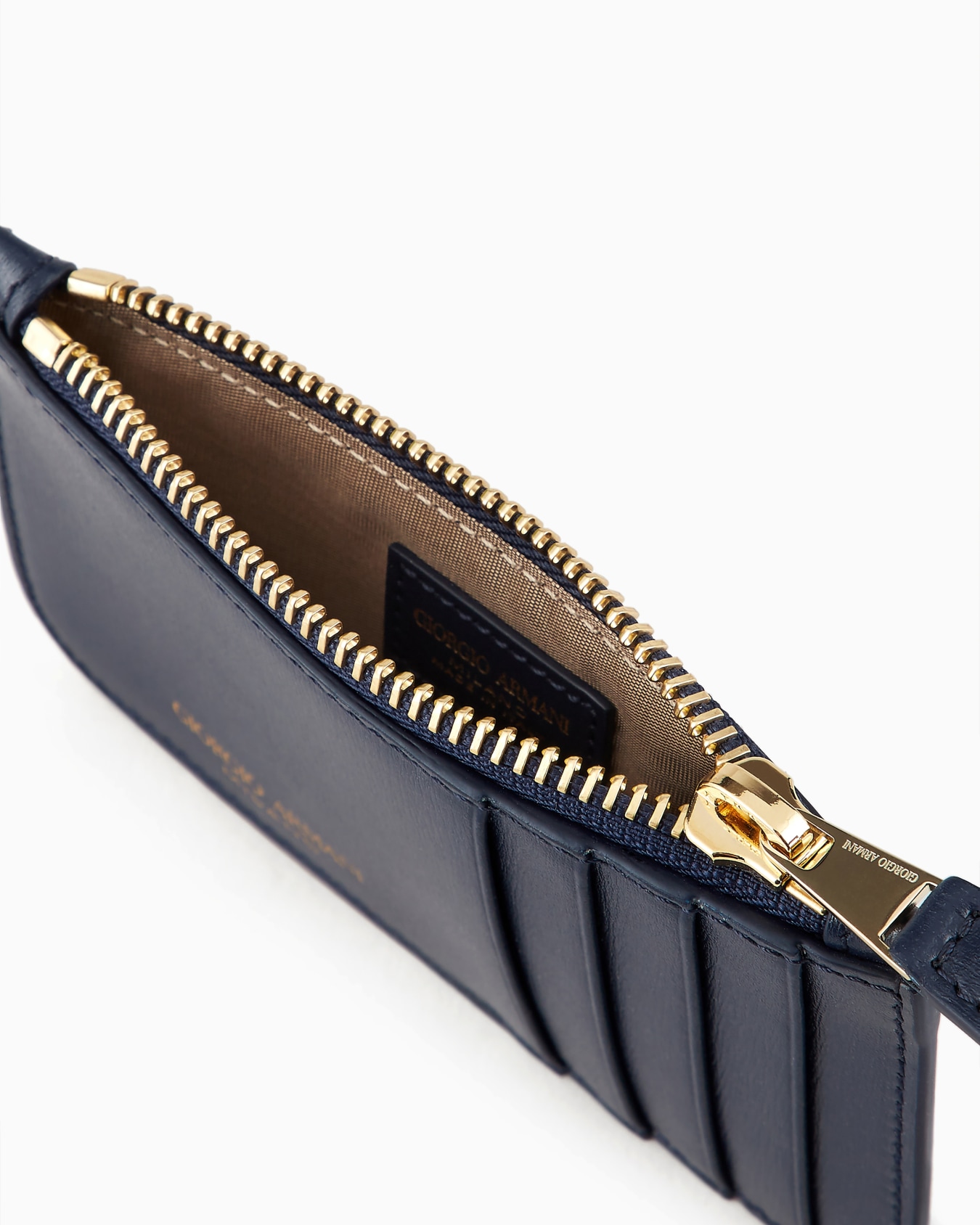 Zipped palmellato leather la Prima card holder Slide 2