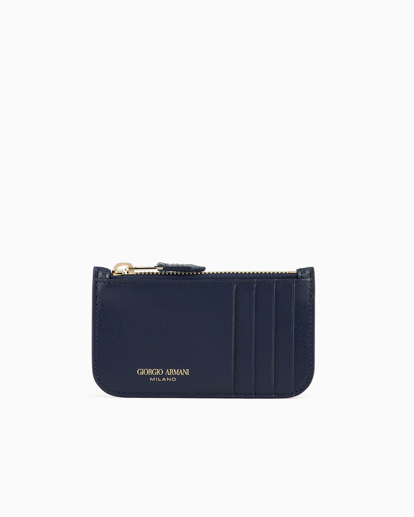 Zipped palmellato leather la Prima card holder Slide 0