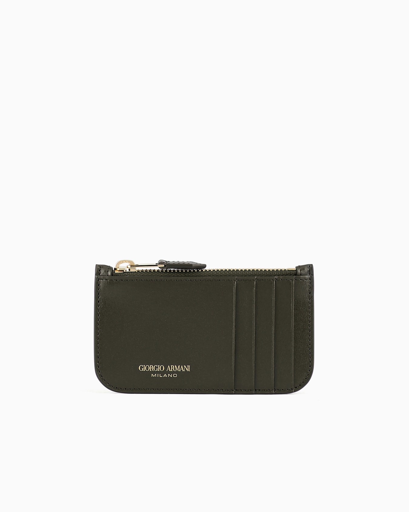 Zipped palmellato leather la Prima card holder Slide 0