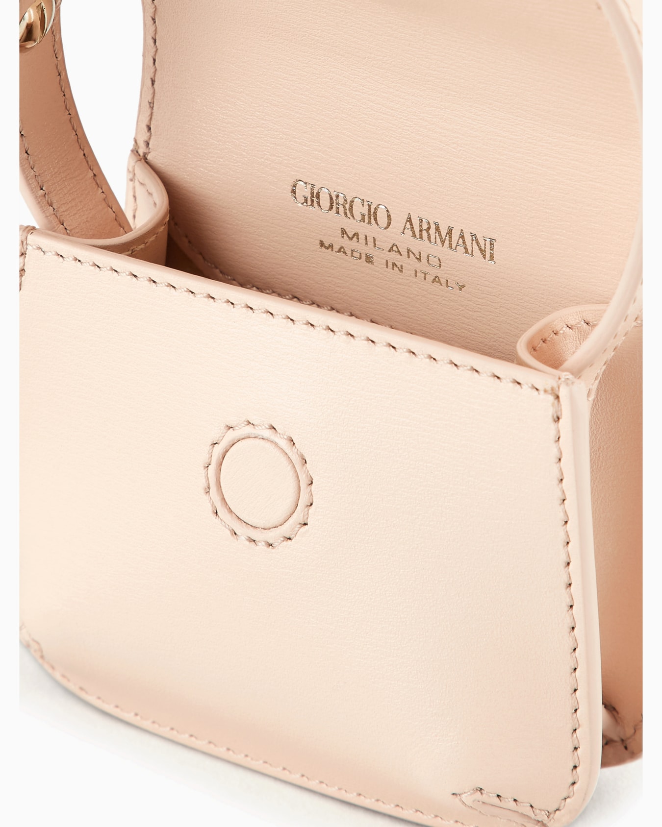La Prima palmellato leather mini-charm Slide 3