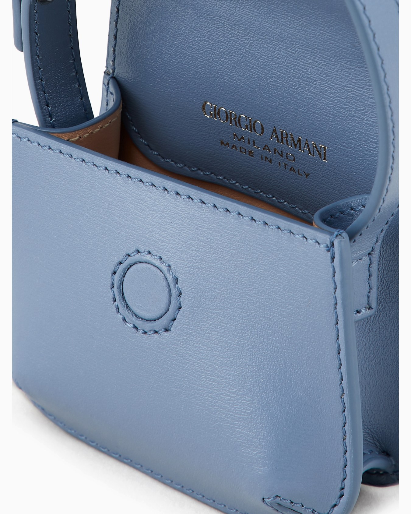 La Prima palmellato leather mini-charm Slide 3