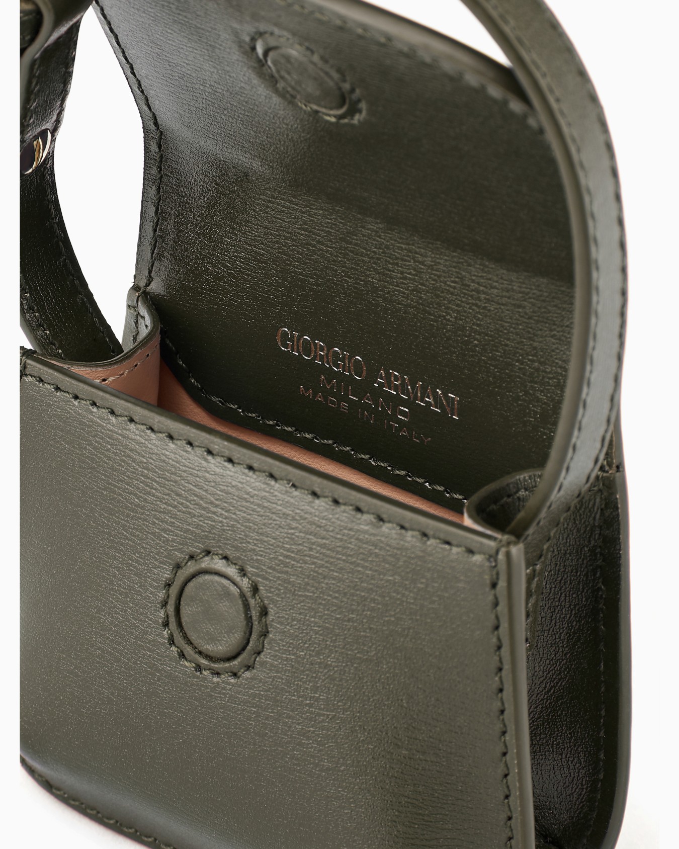 La Prima palmellato leather mini-charm Slide 3
