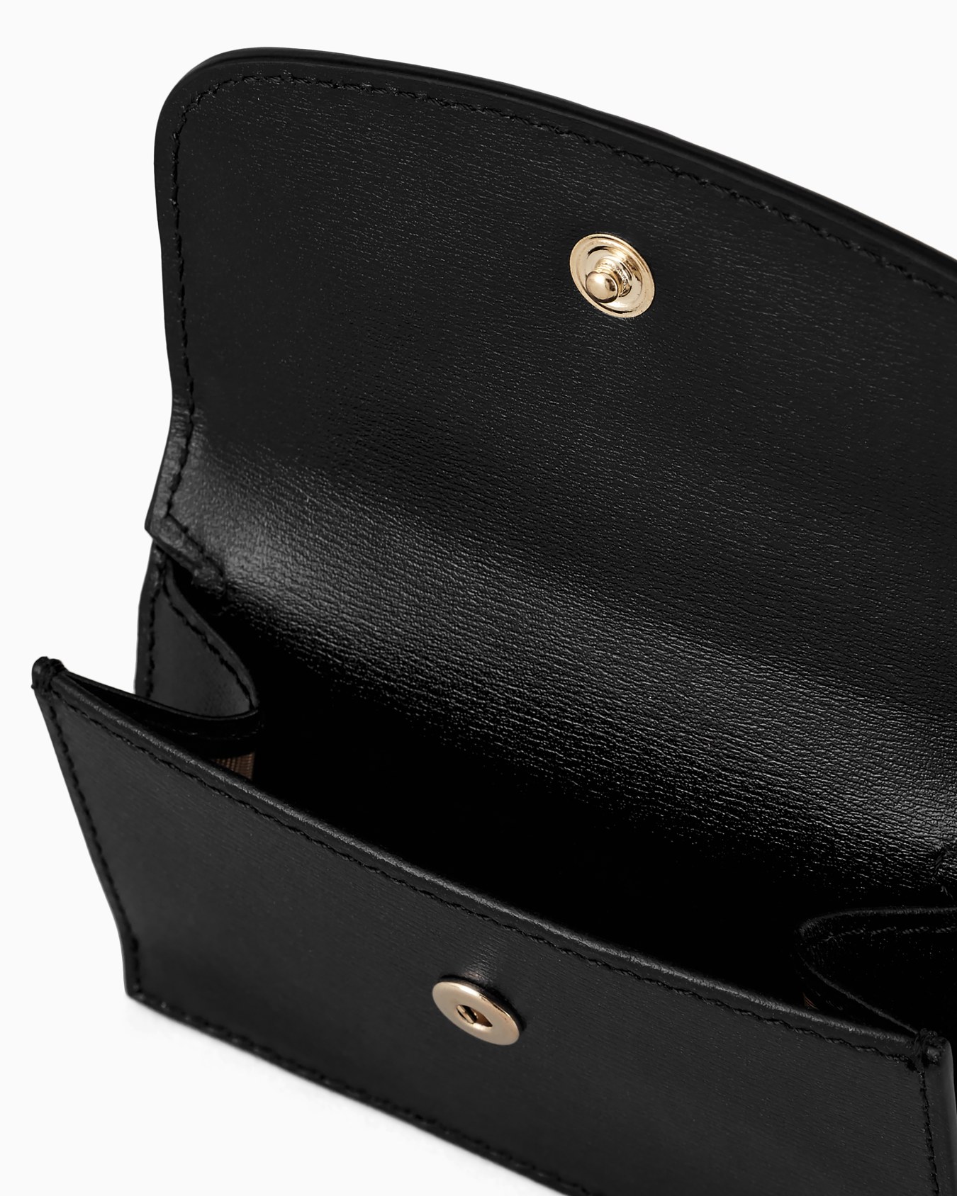 Mini la Prima trifold wallet in palmellato leather Slide 4