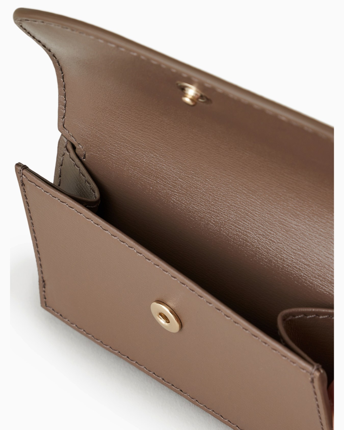 Mini la Prima trifold wallet in palmellato leather Slide 4