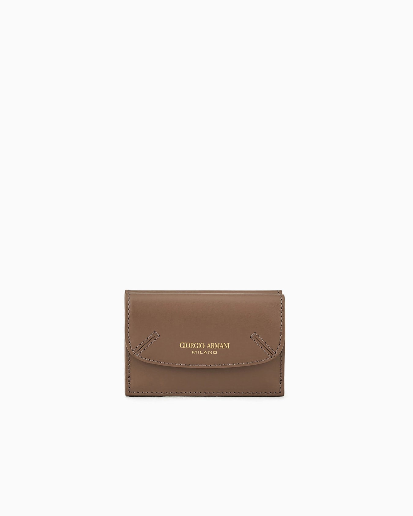 Portefeuille Trunkaroo à trois volets en cuir bleu clair et marron