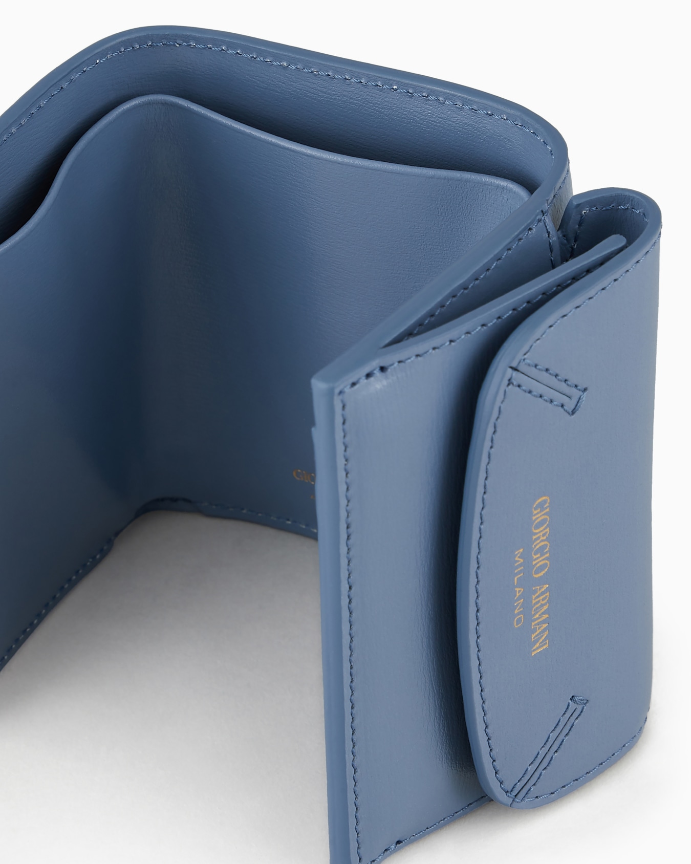 Cartera la Prima tipo tríptico tamaño mini de piel graneada Diapositiva 4