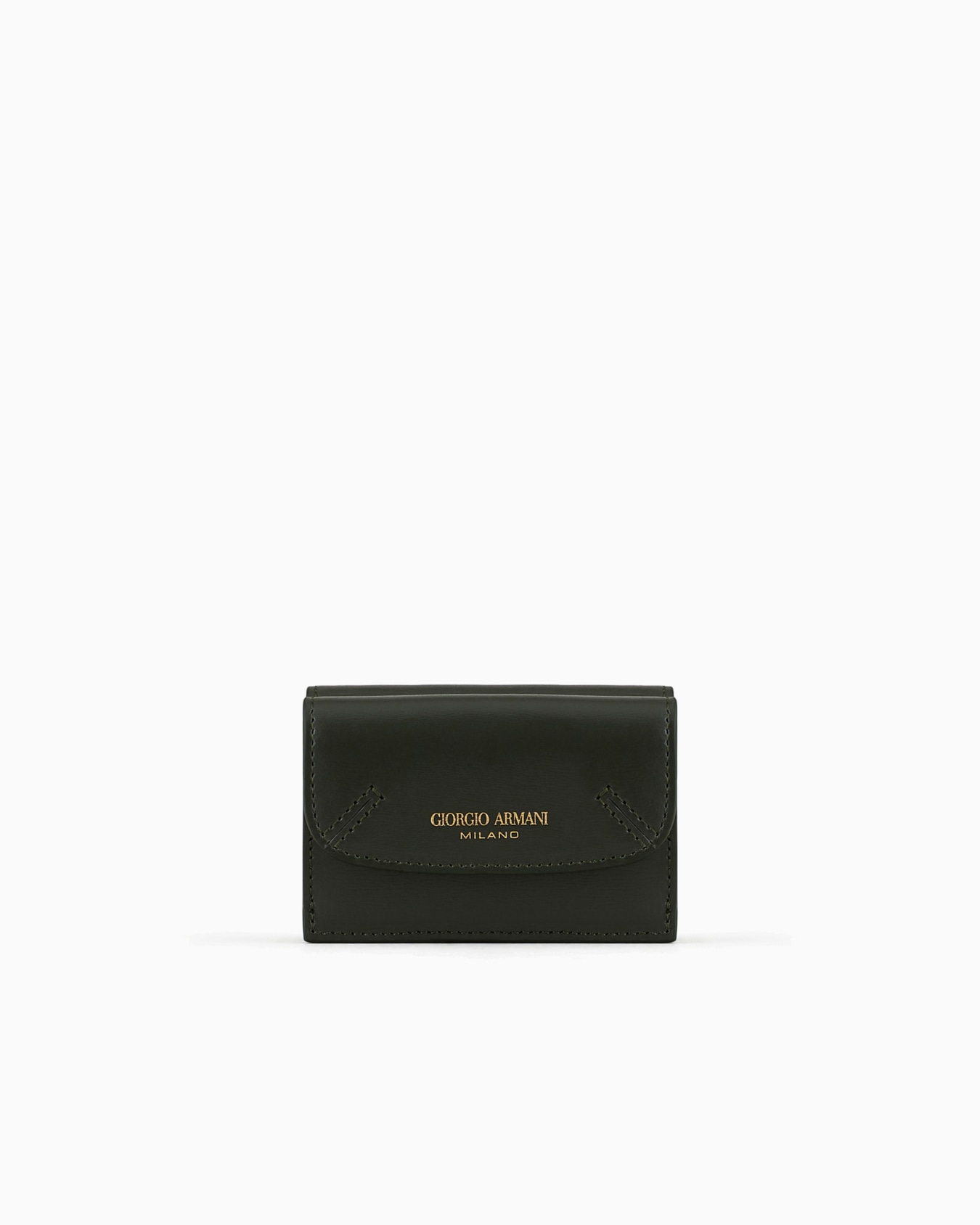 Mini la Prima trifold wallet in palmellato leather Slide 0