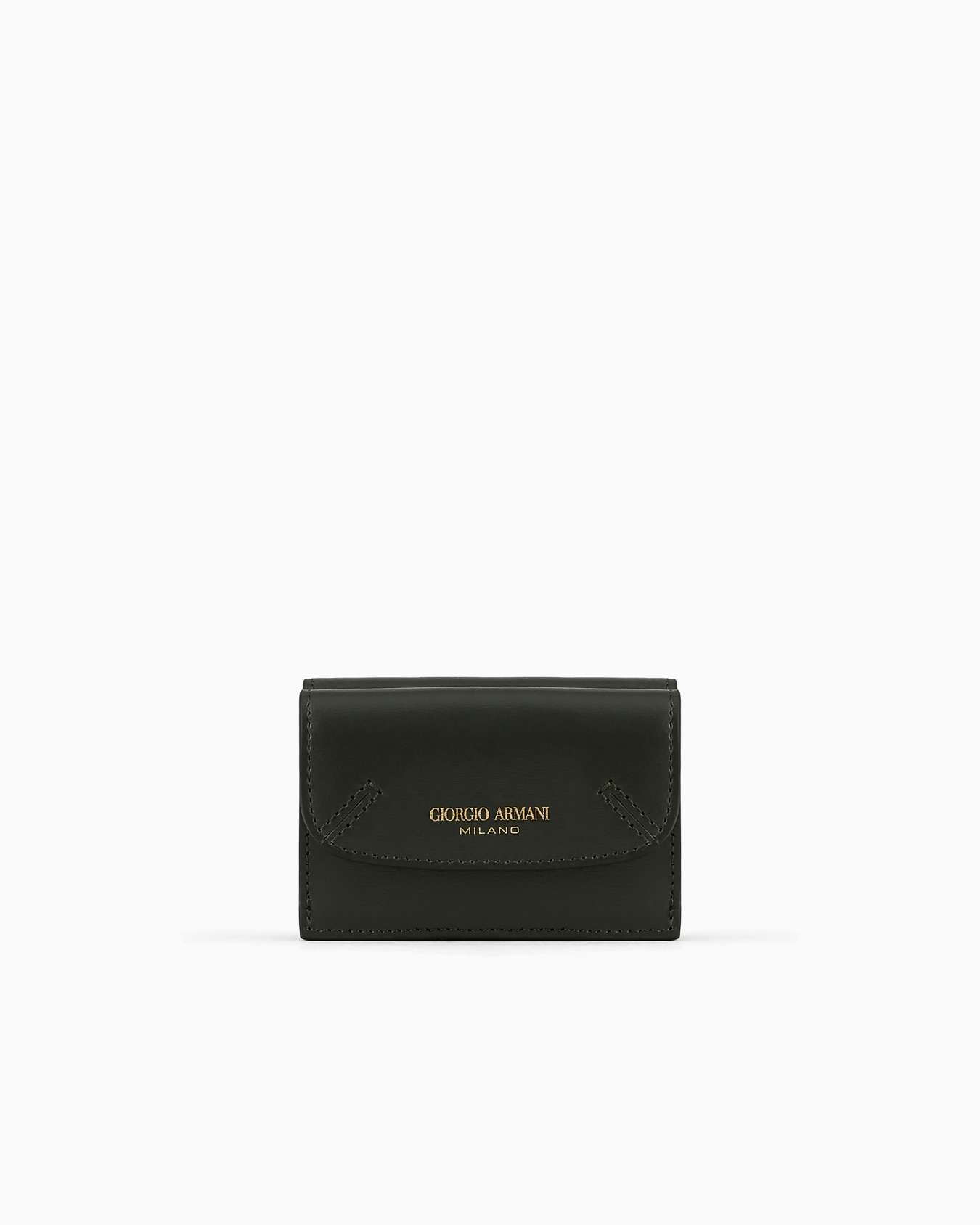 Mini la Prima trifold wallet in palmellato leather Slide 0