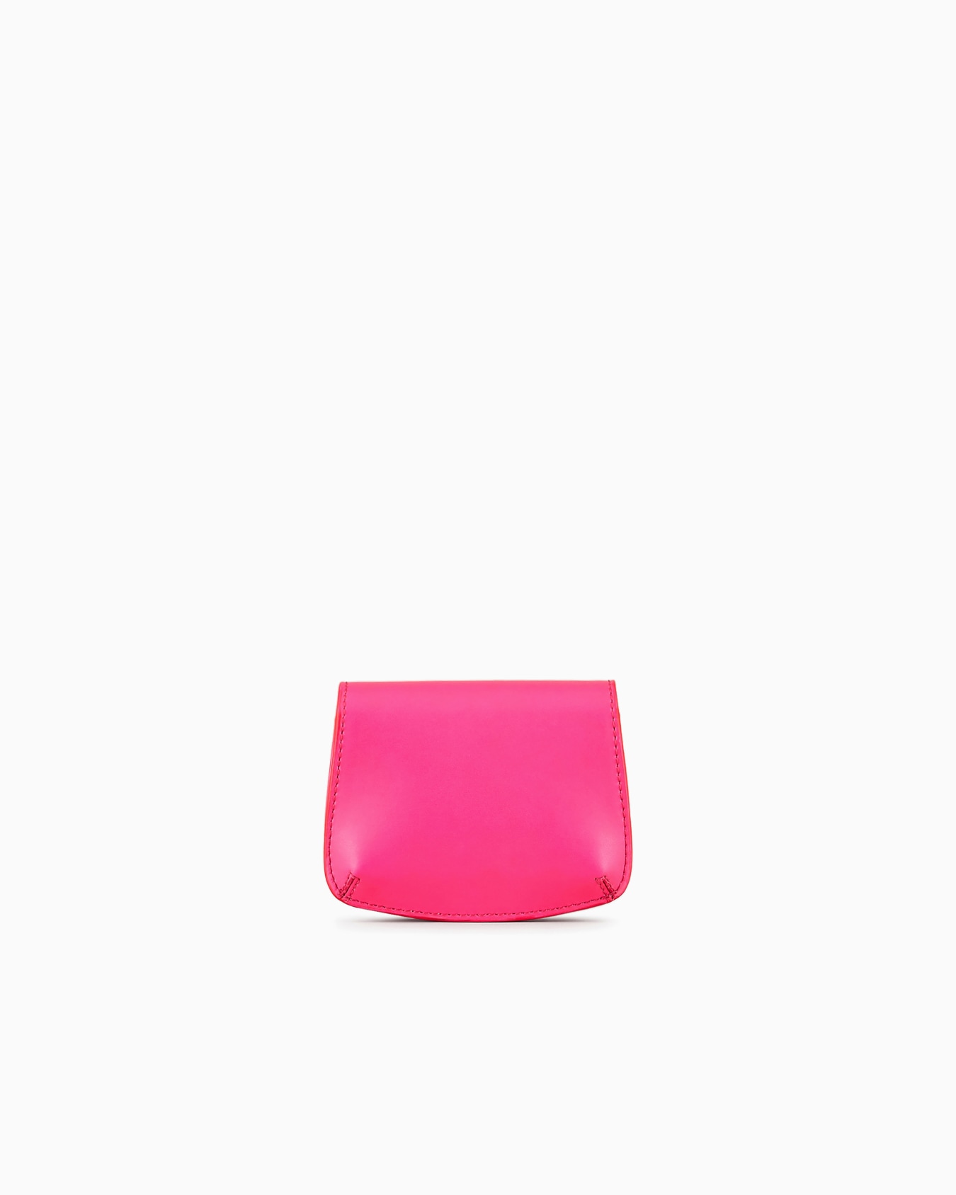 La Prima mini charm bag in rubber-effect leather Slide 2