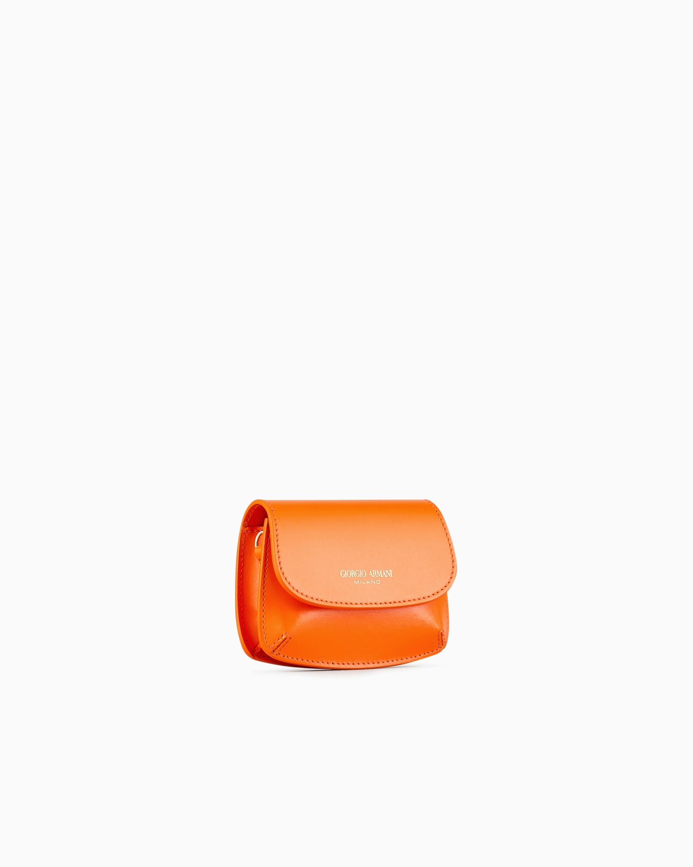 Minibolso la Prima de piel graneada con bandolera Diapositiva 1
