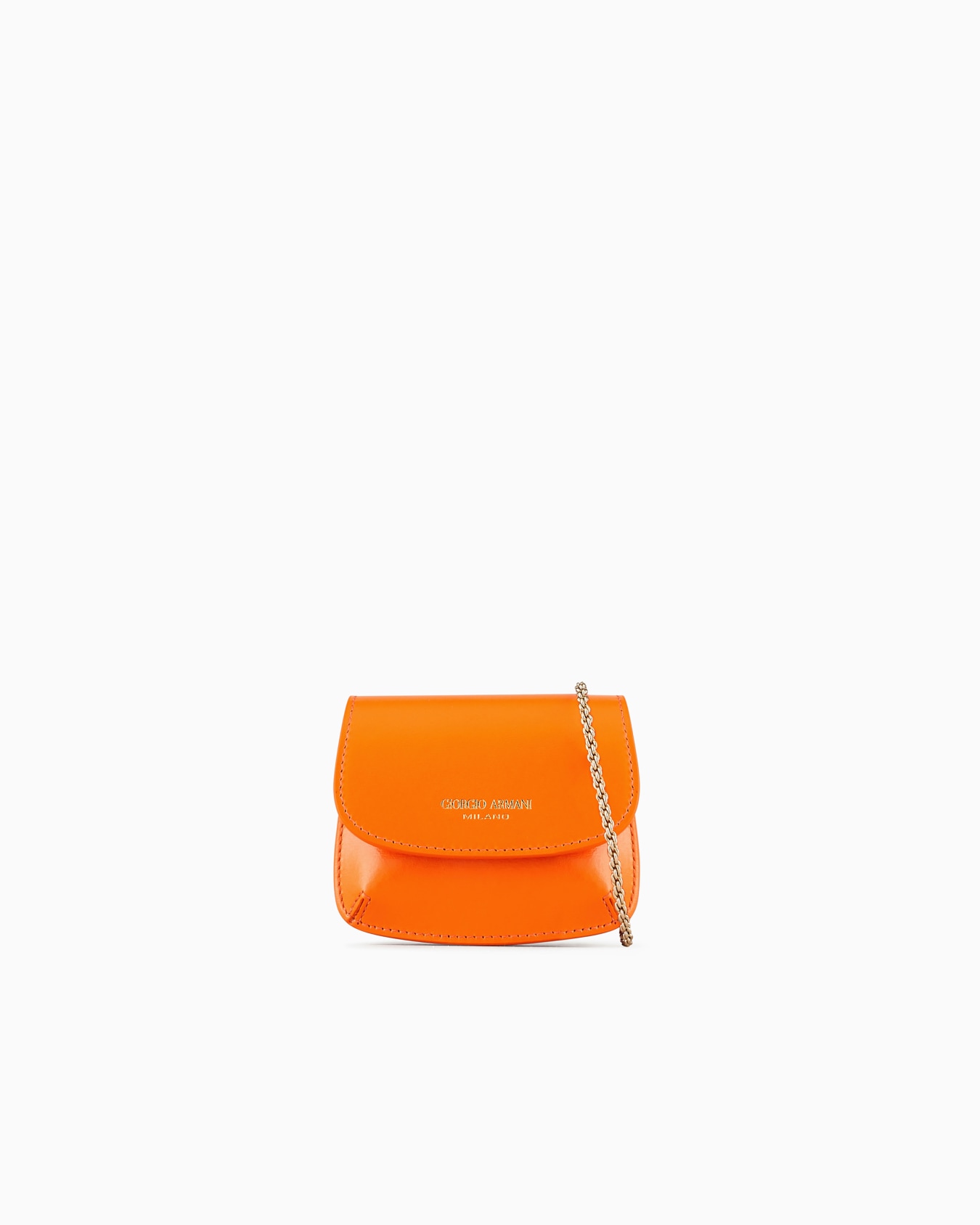 Minibolso la Prima de piel graneada con bandolera Diapositiva 0
