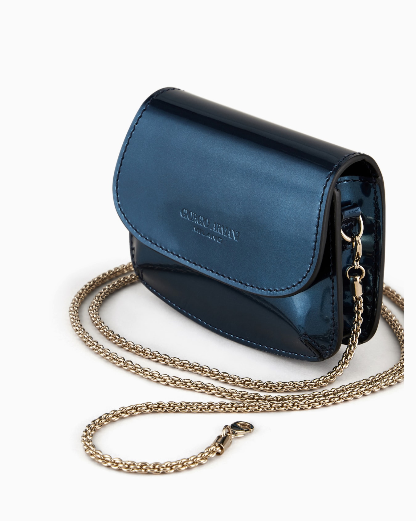Liquid patent leather mini la Prima bag Slide 4