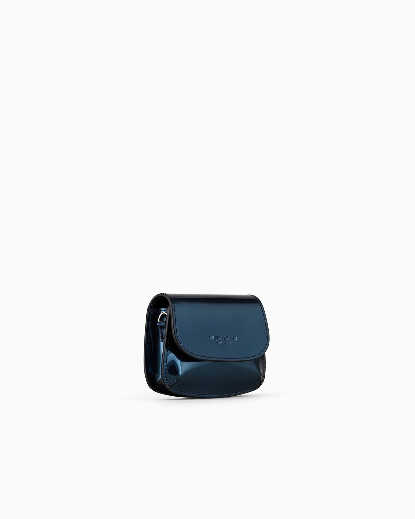 Mini-La-Prima-Tasche aus flüssigem Lackleder Folie 1
