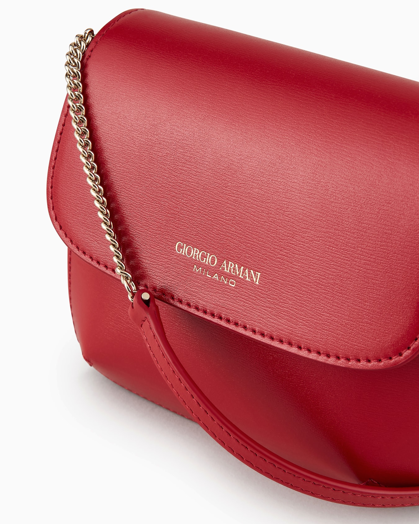 Mini la prima bag in hand-grained leather Slide 4