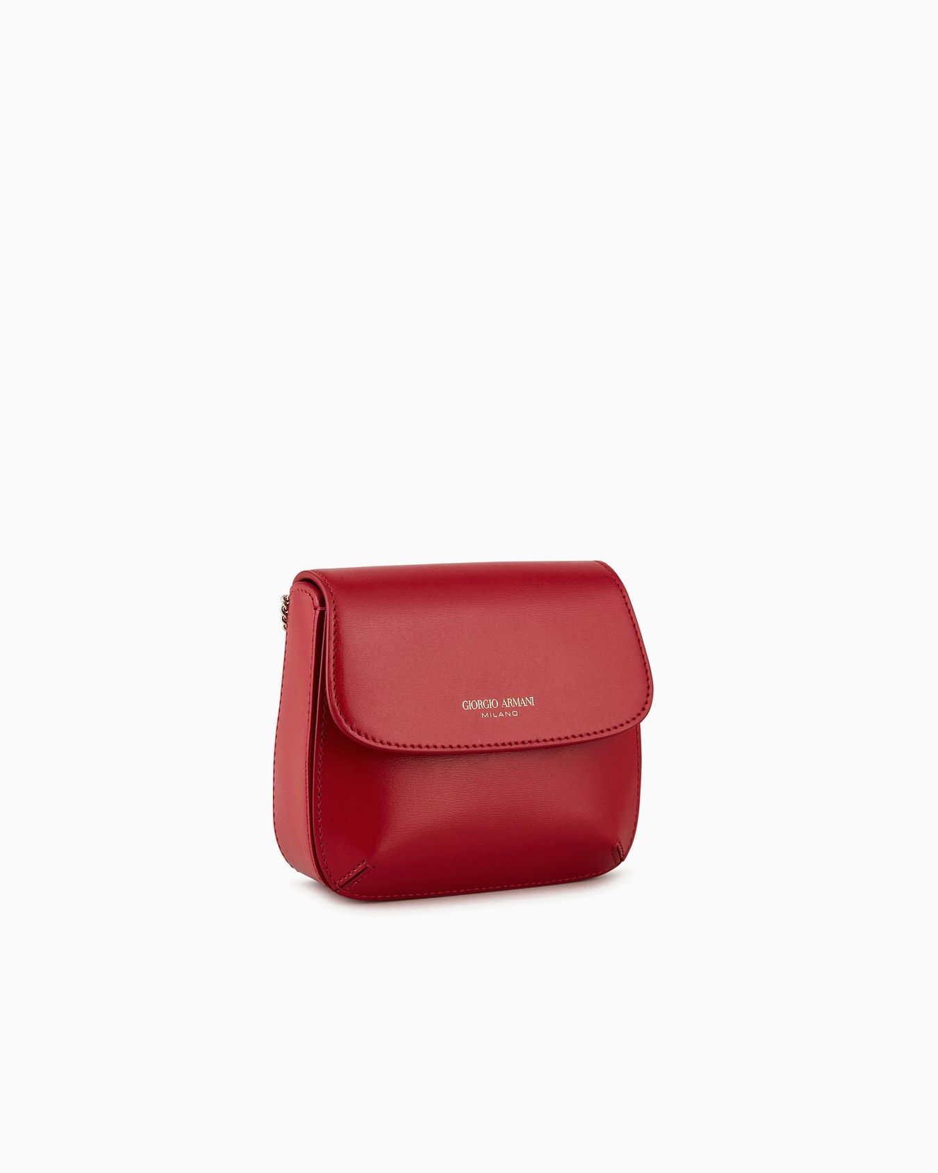 Mini la prima bag in hand-grained leather Slide 1