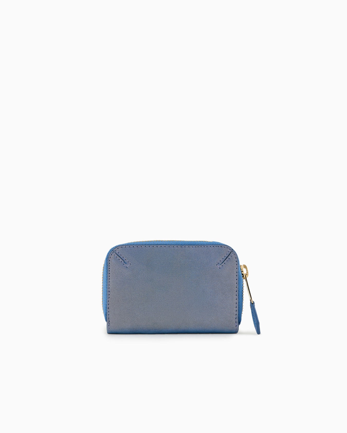 La Prima wraparound zip card holder in glossy nubuck Slide 1
