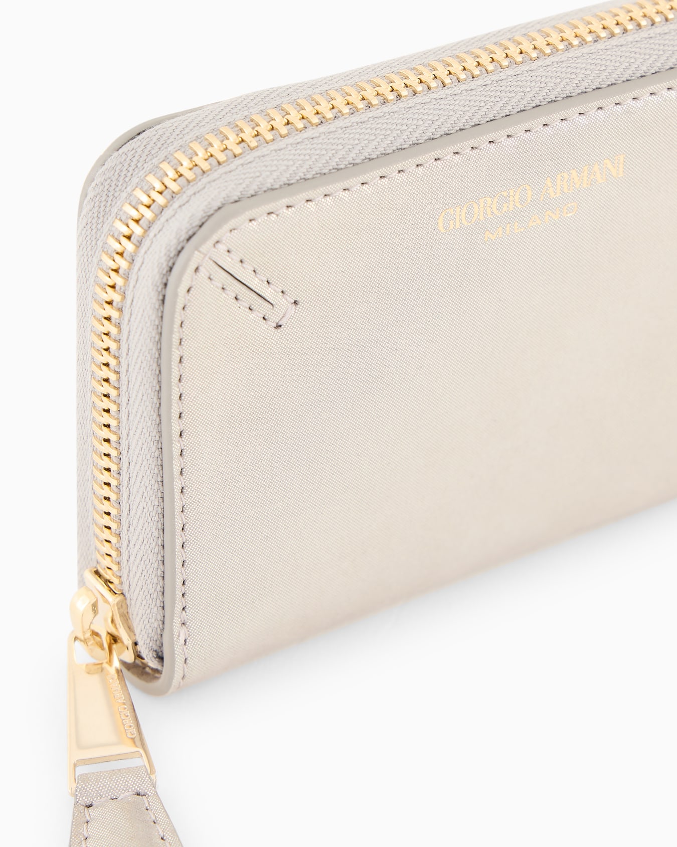 La Prima wraparound-zip mini card holder in glossy nubuck Diapositiva 3