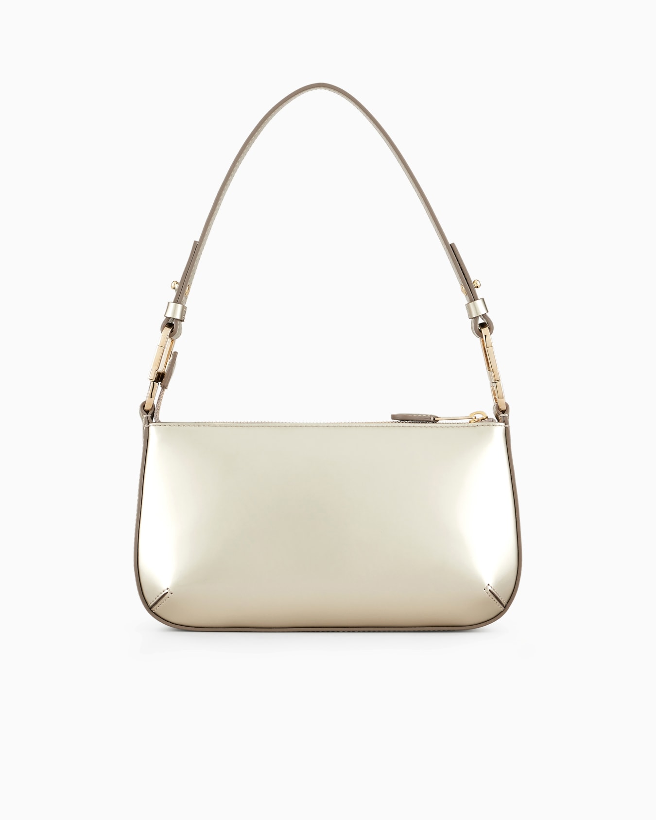 la Prima mini shoulder bag in metal patent leather Slide 2