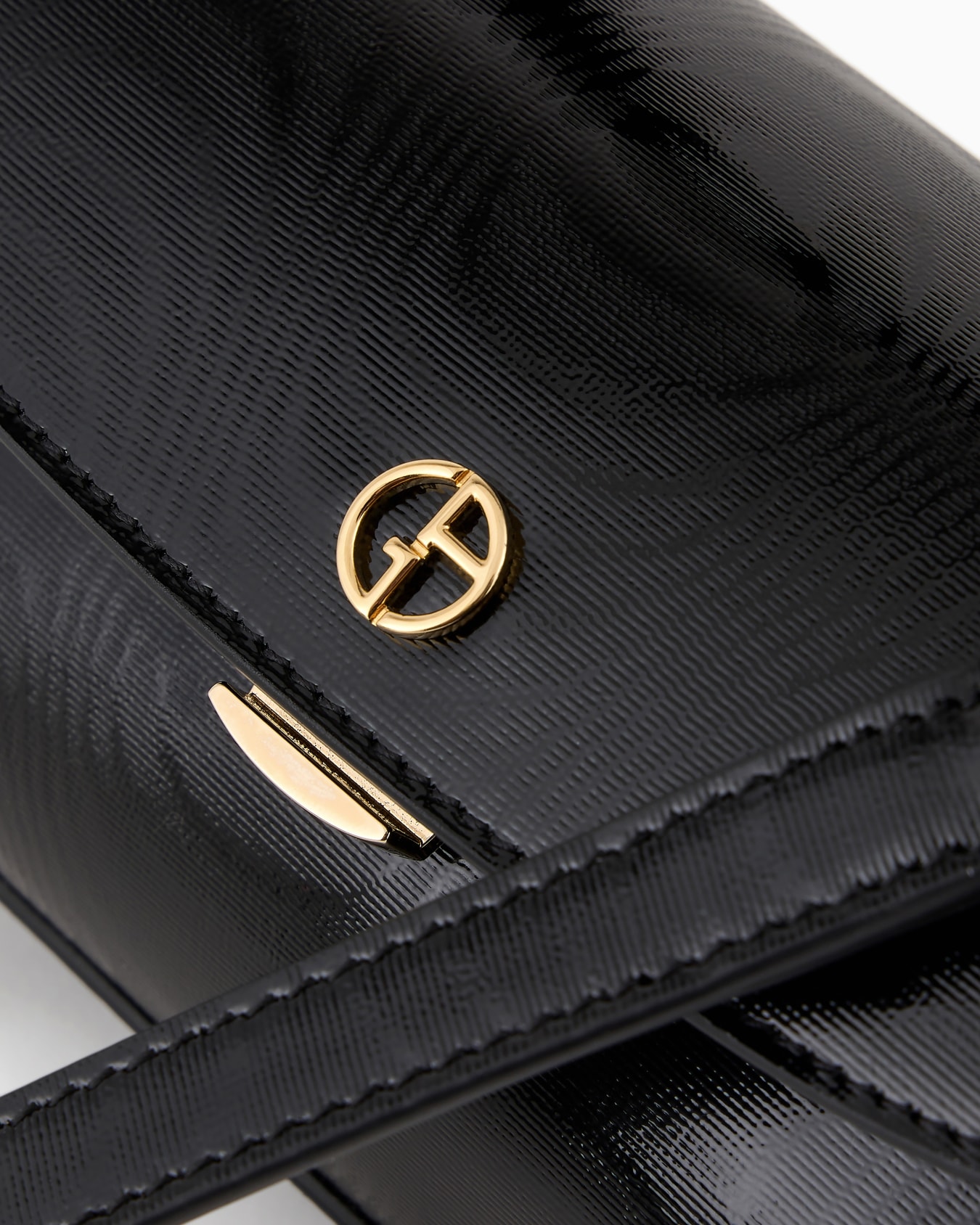 La Prima moiré patent-leather handbag Slide 4